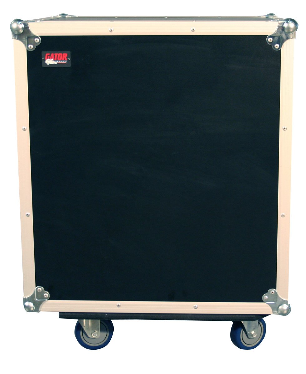 ATA Shock Wood Flight Rack Case; 12U; w/ Casters