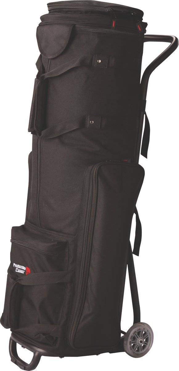 Drum Hardware Bag w/ Steel Frame & 100 Pound Capacity In-Line Wheels