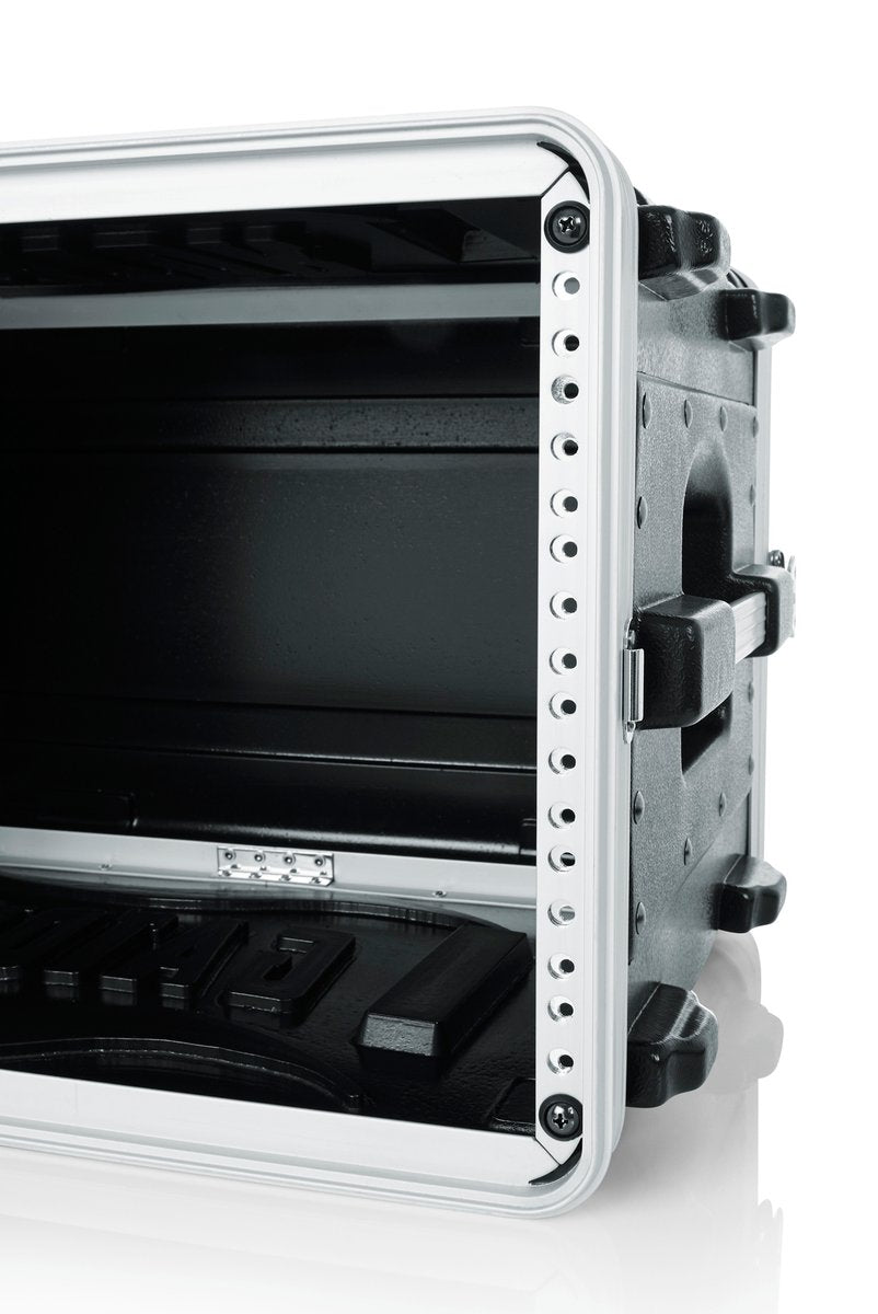 Molded PE Rack Case; Front, Rear Rails; 6U; 14.25" Deep