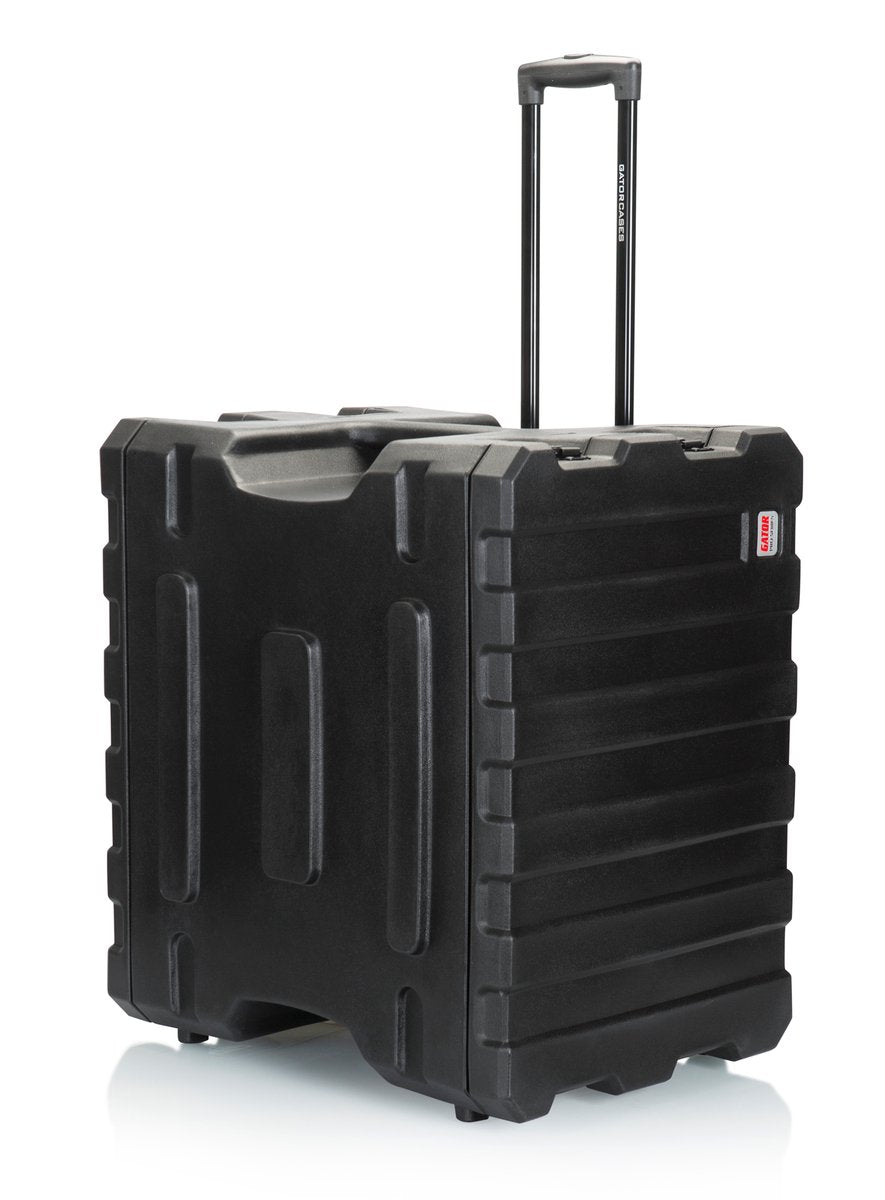 Pro-Series Molded Mil-Grade PE Rack Case; 8U, 19" Deep; w/ Handle & Wheels
