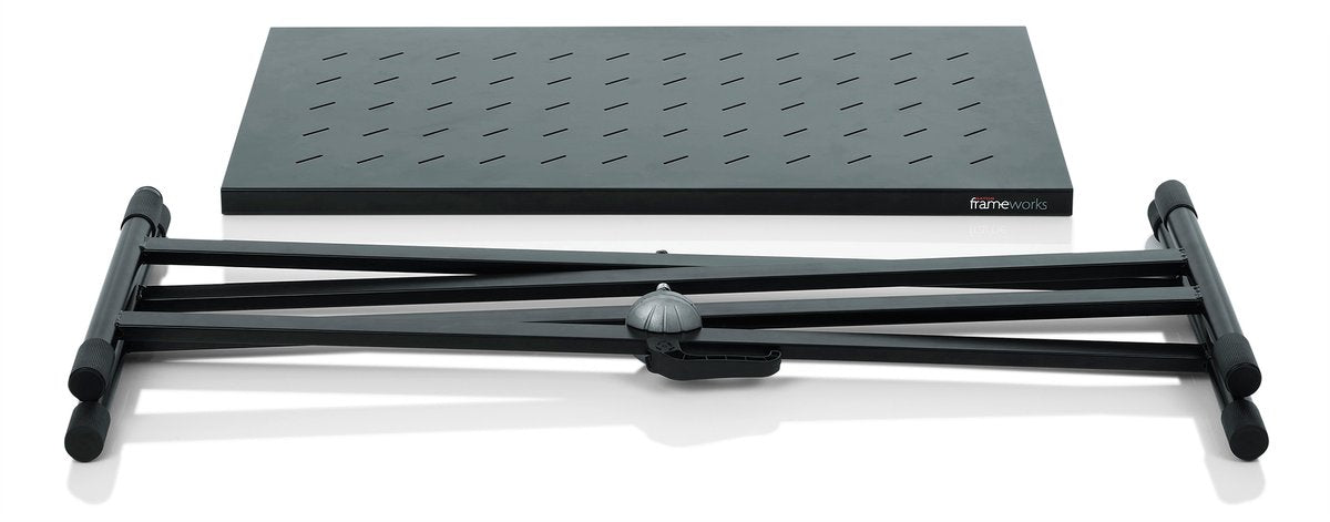 Utility table top with double-X stand