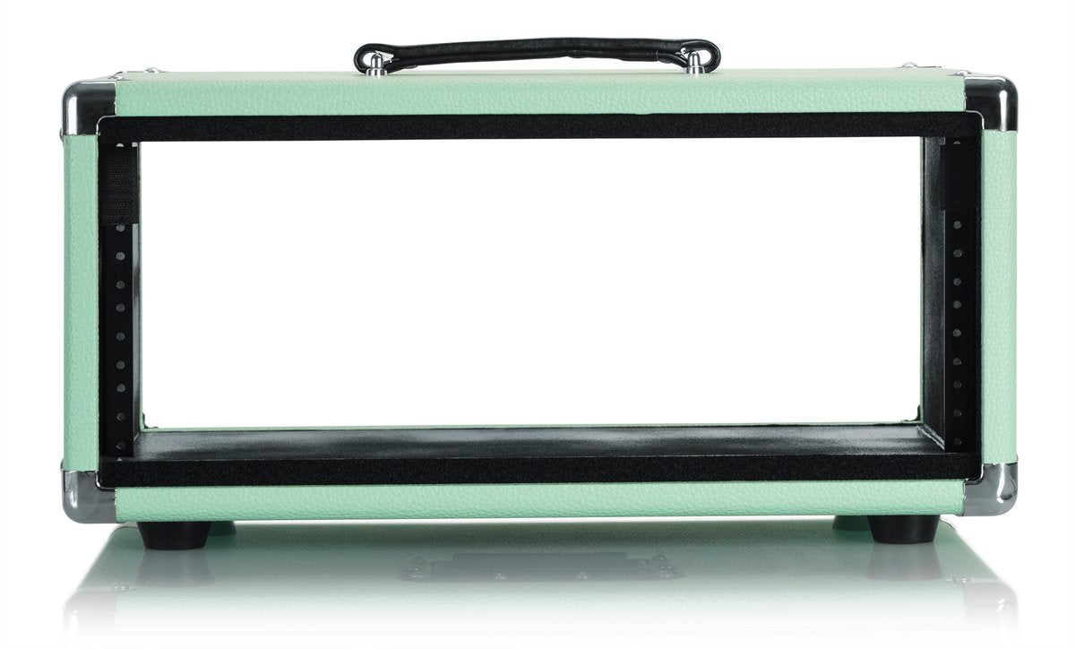 Vintage Amp Vibe Rack Case – 4U Seafoam Green