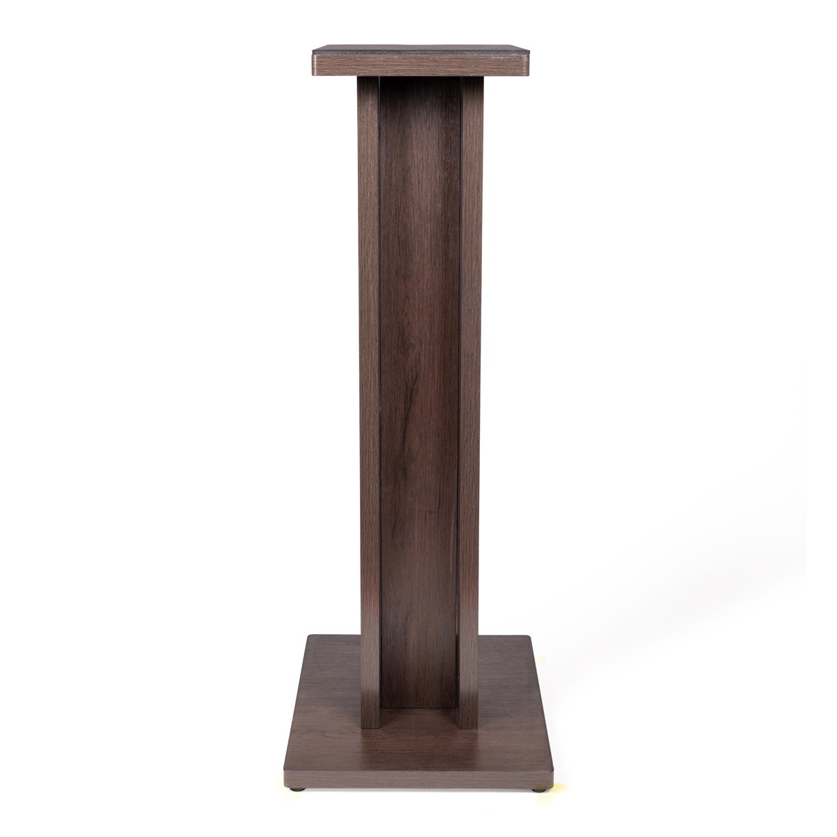Frameworks Elite Series Floor-Standing Studio Monitor Speaker Stand in Dark Walnut Brown Finish