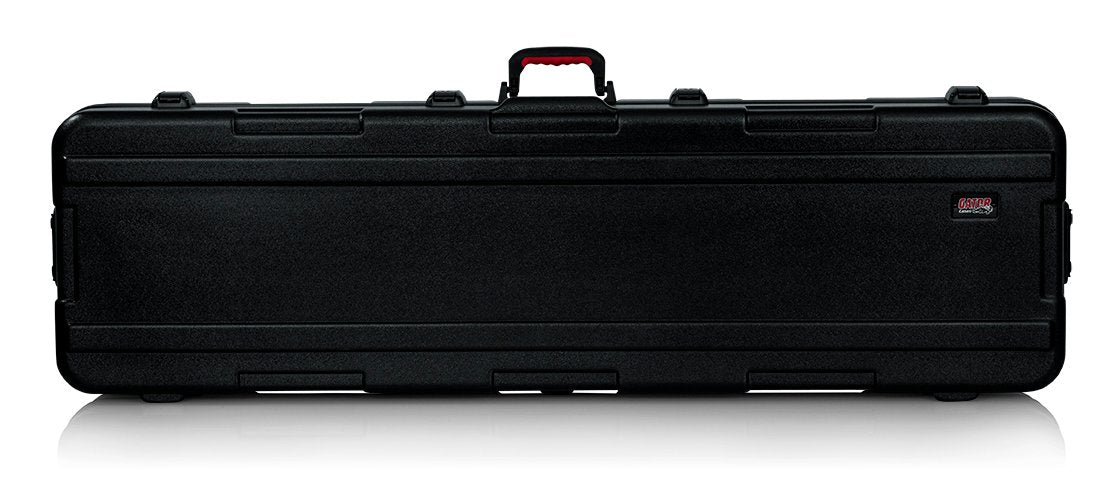 TSA Series ATA Molded Polyethylene Keyboard Case with Wheels for Slim Extra Long 88-note Keyboards