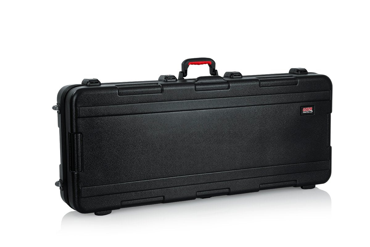 TSA Series ATA Molded Polyethylene Keyboard Case with Wheels for 61-note Keyboards