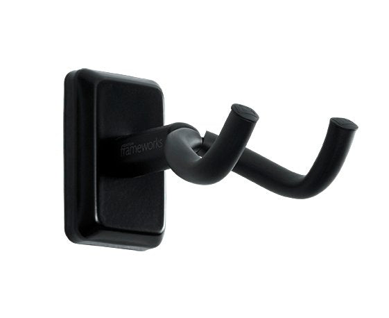 Frameworks Wall Mounted Guitar Hanger with Black Mounting Plate