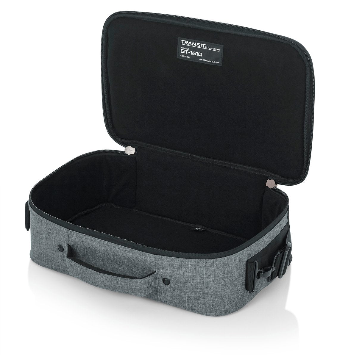 Grey Transit Series Guitar Gear and Accessory Bag with 16" x 10" x 4.5" Interior
