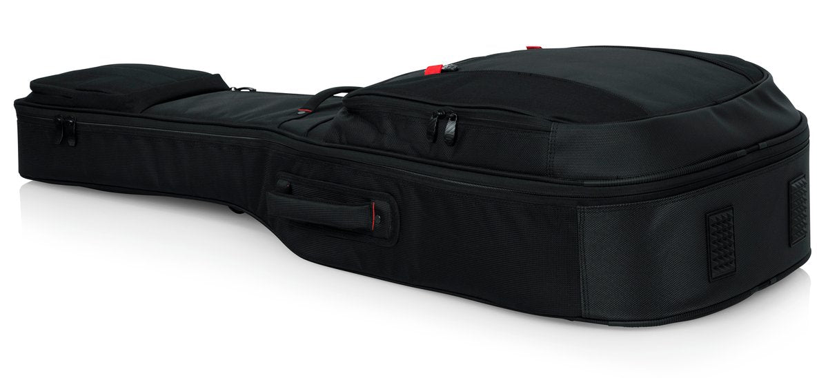 Pro-Go Series Acoustic Guitar Bag with Micro Fleece Interior and Removable Backpack Straps
