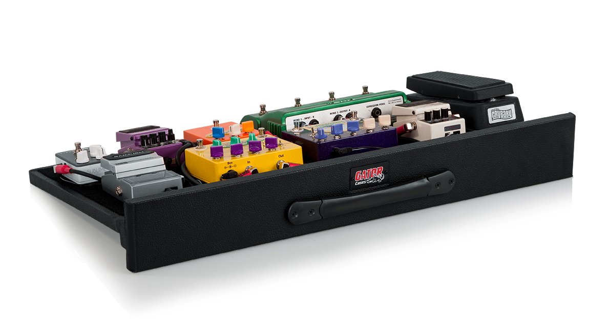 30" X 16" Wood Pedal Board w/ Black Nylon Carry Bag