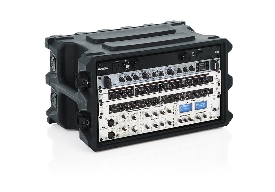 Pro-Series Molded Mil-Grade PE Rack Case; 6U, 13" Deep