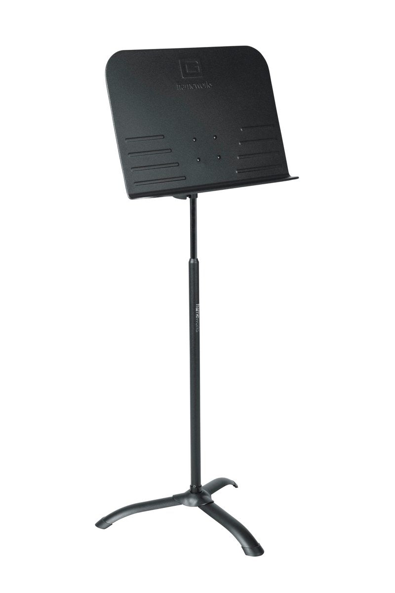 Frameworks heavy duty sheet music stand with friction clutch height adjustment