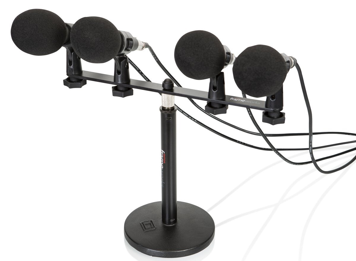 Gator Frameworks 1-to-4 Mic Mount Bar