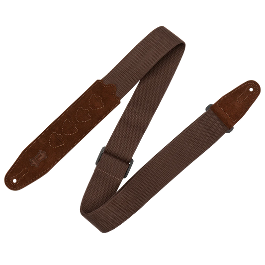 Levy's Leathers - MC2PH-BRN - 2" Brown Cotton Pick Holder Strap