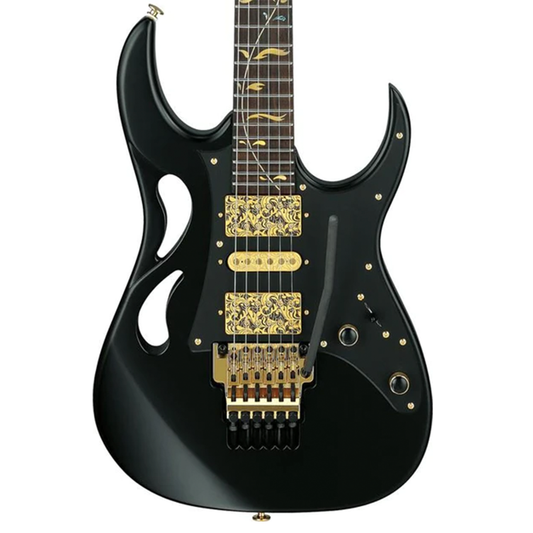 Ibanez PIA3761XB Steve Vai Signature - Electric Guitar with Edge Tremolo - Onyx Black