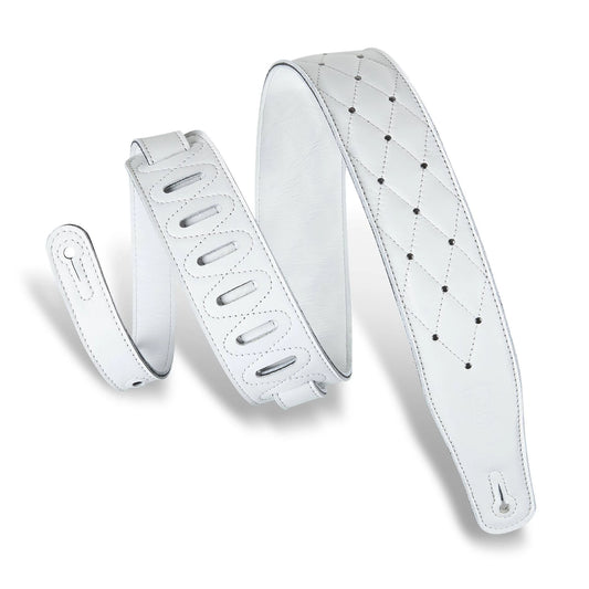 Levy's Leathers - MG26DS-WHT_ABK Guitar Strap