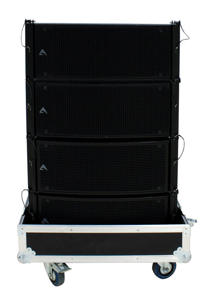 Axiom AXCASE06 Flight-Case (Fits 4 x AX2065P Dual 6.5" Vertical Array Element with Flying Bar)