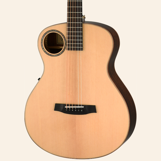 B103E Baritone Solid Sitka top/Ovangkol Grand Auditorium Baritone-Electric - Satin Natural
