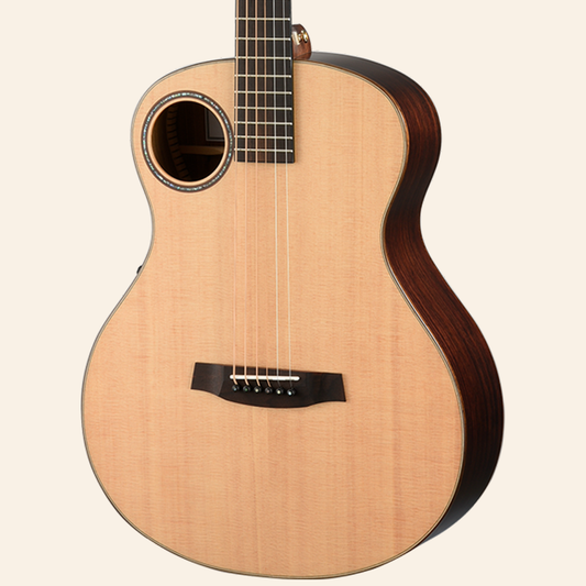 B1E Baritone Solid Sitka top Grand Auditorium Baritone-Electric - Satin Natural