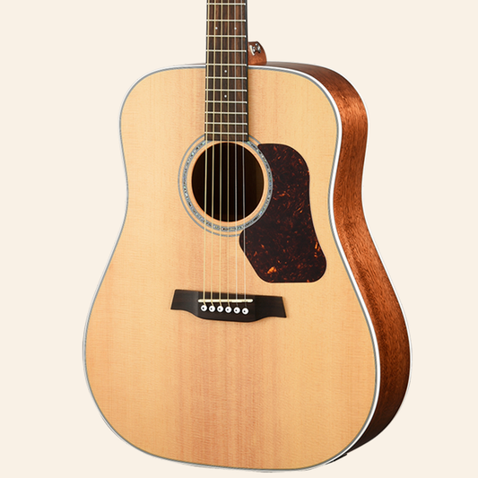 D740E Natura All-Solid Sitka-Mahogany Dreadnought Acoustic-Electric - Satin Natural