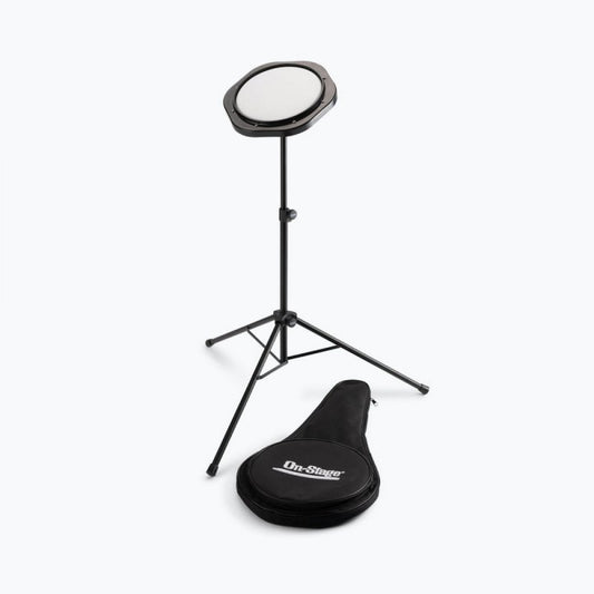 Drum Practice Pad with Stand and Bag