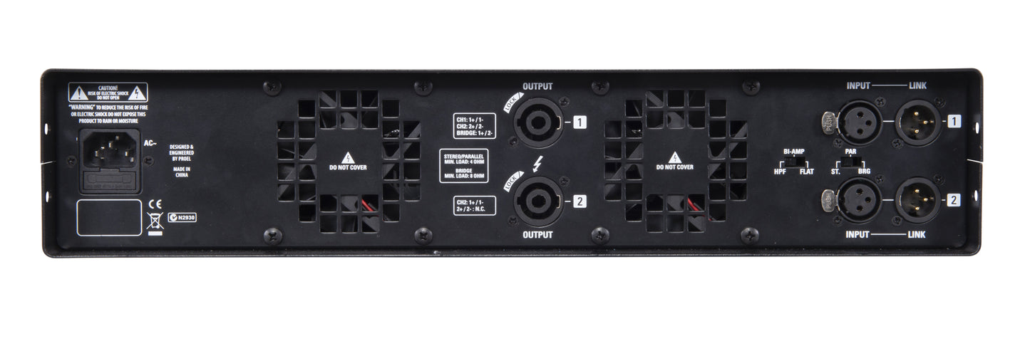 Proel DPX1700PFC Class D Power Amplifier with SMPS and PFC