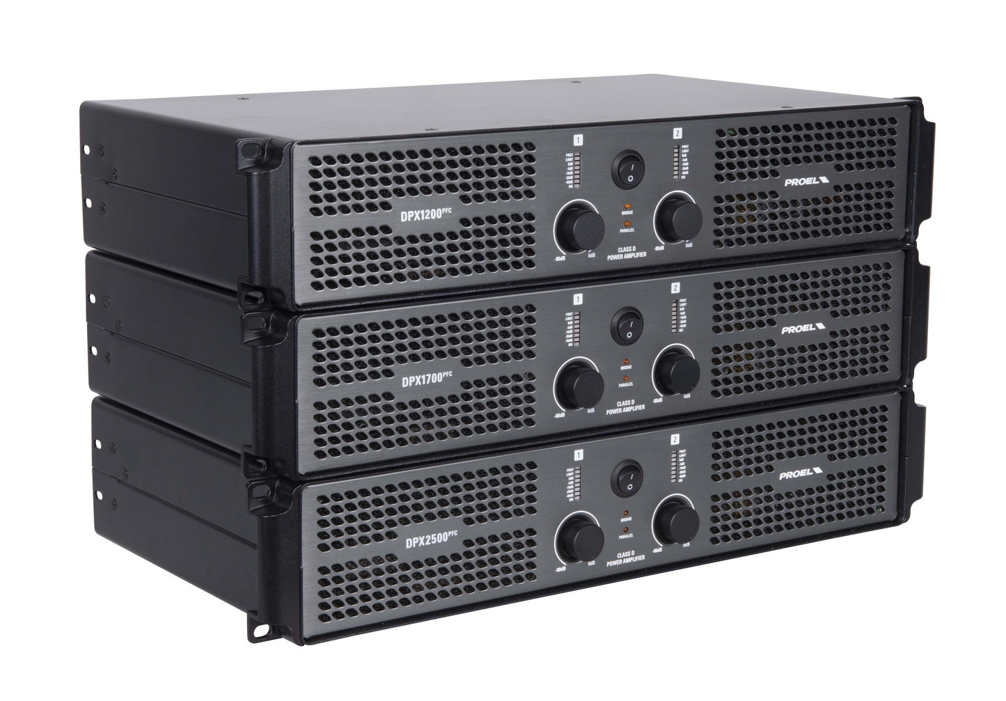 Proel DPX1200PPFC Class D Power Amplifier with SMPS and PFC