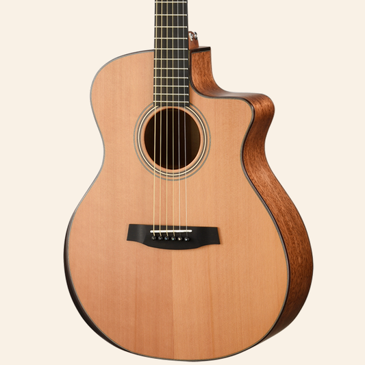 G2070RCE SupraNatura All-Solid Cedar - Mahogany Armrest Grand Auditorium Acoustic Cutaway-Electric - Satin Natural