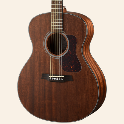 G551E Natura Solid Mahogany Top Grand Auditorium Acoustic-Electric - Open Pore Satin Natural