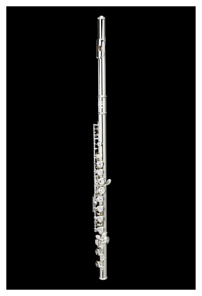 Grassi GR FL810 Flute in C with E Mechanism Closed Hole Master French Type Mechanics Alpacca Silver Plated (Master Series)