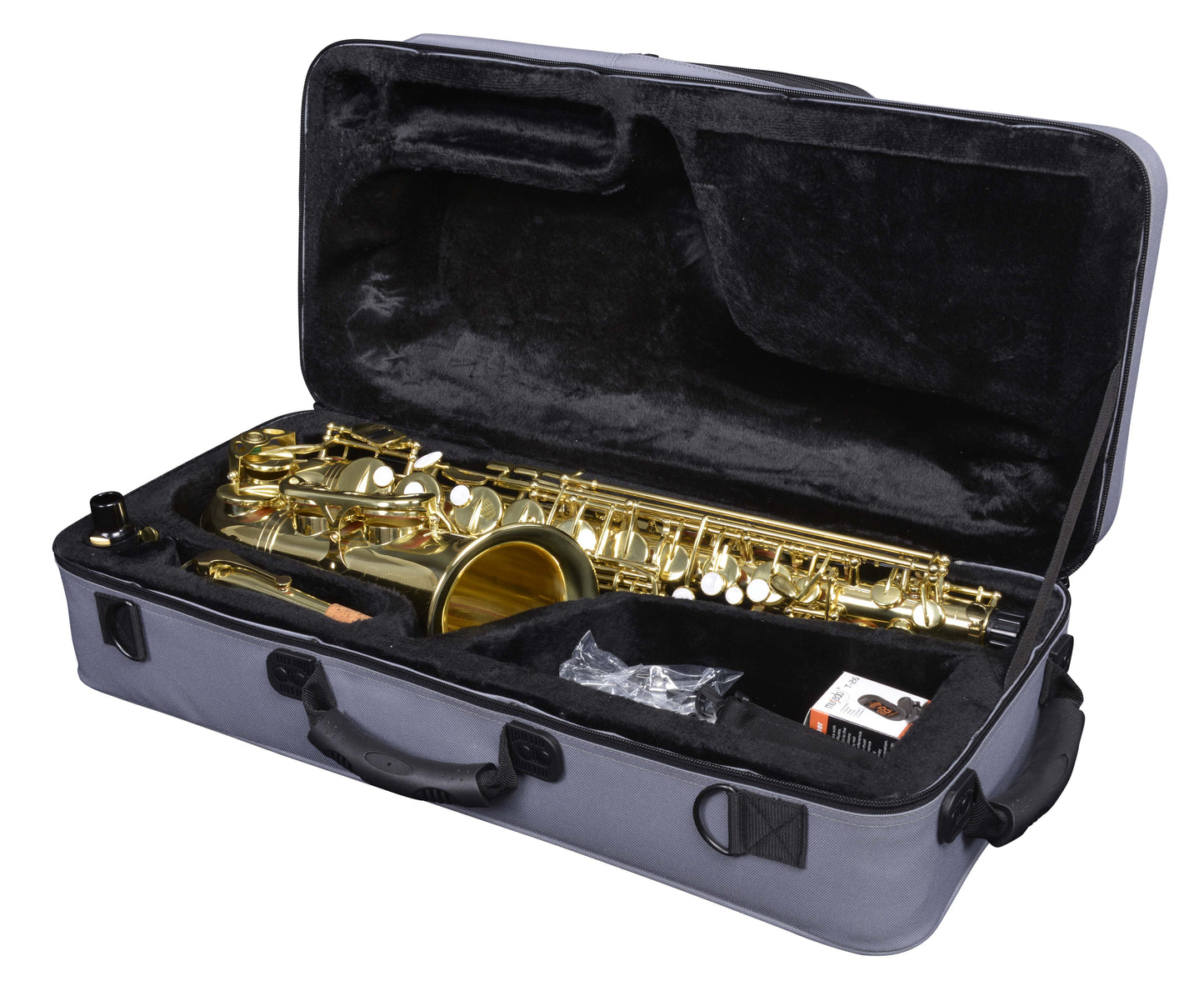 Grassi GR AS20SK Alto Saxophone in E&#9837; Student Kit Yellow Brass Lacquered (Master Series)