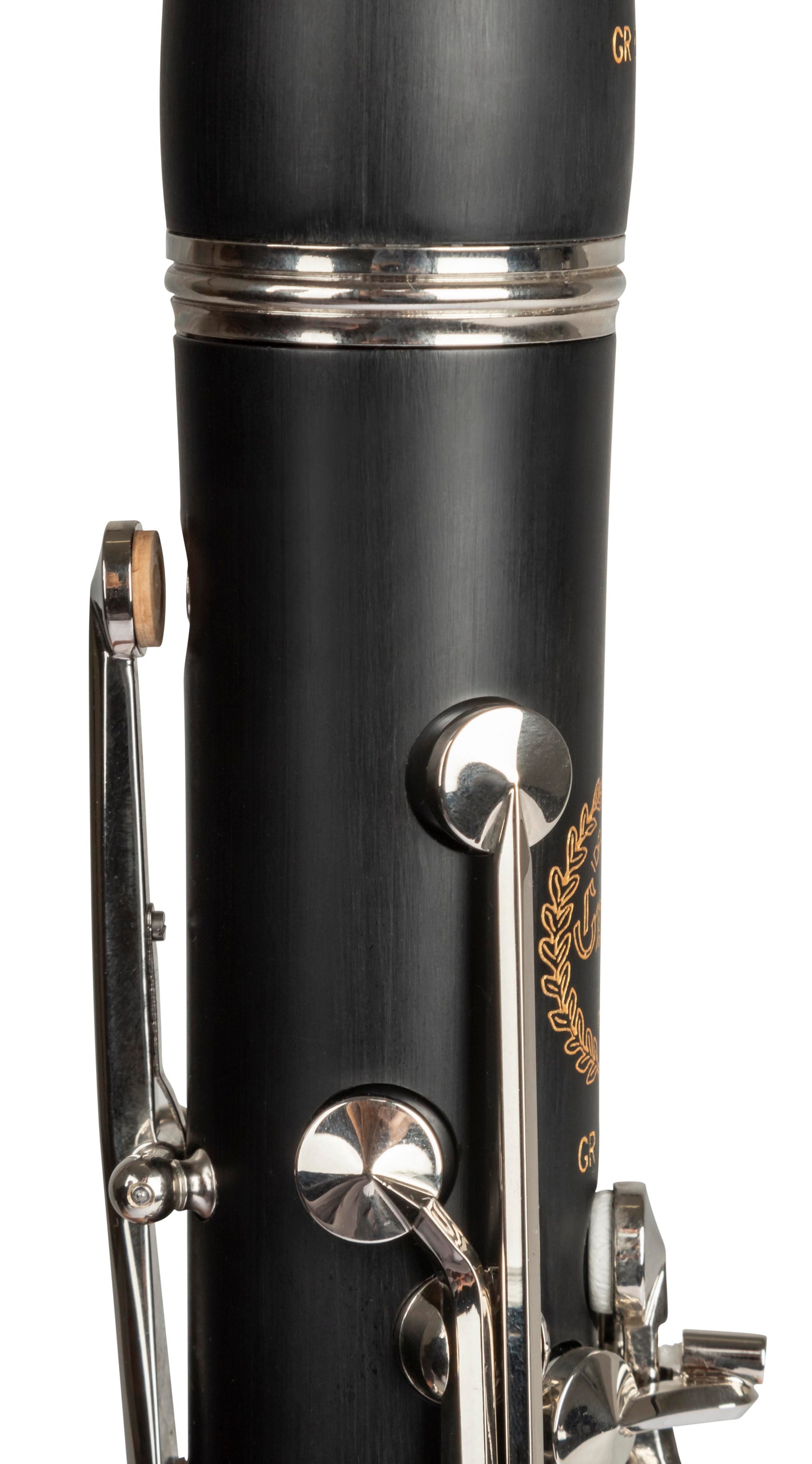 Grassi GR CL300 Clarinet in B&#9837; 17 Keys Pisoni Pads ABS Body Wood Like Finish Black (Master Series)