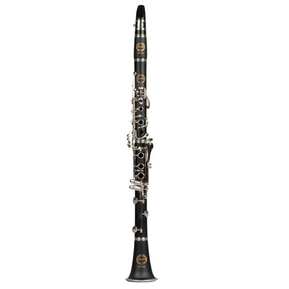 Grassi GR CL300 Clarinet in B&#9837; 17 Keys Pisoni Pads ABS Body Wood Like Finish Black (Master Series)