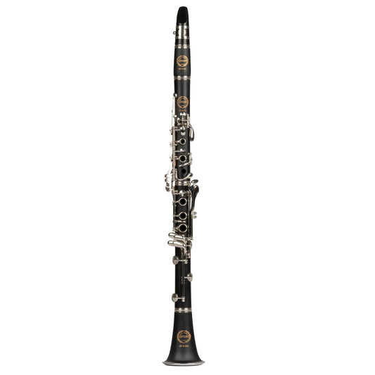 Grassi GR CL300 Clarinet in B&#9837; 17 Keys Pisoni Pads ABS Body Wood Like Finish Black (Master Series)