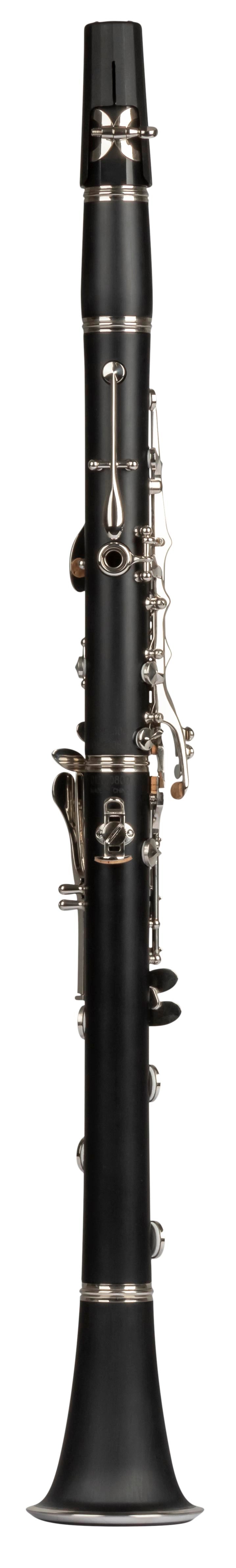 Grassi GR CL300 Clarinet in B&#9837; 17 Keys Pisoni Pads ABS Body Wood Like Finish Black (Master Series)
