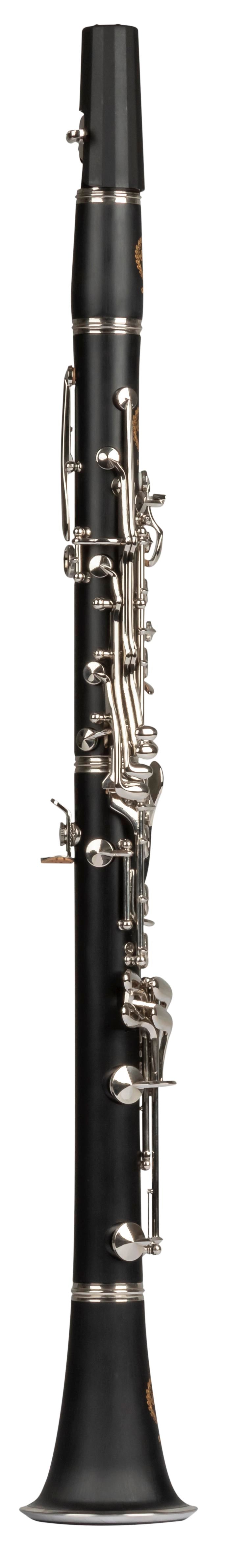 Grassi GR CL300 Clarinet in B&#9837; 17 Keys Pisoni Pads ABS Body Wood Like Finish Black (Master Series)