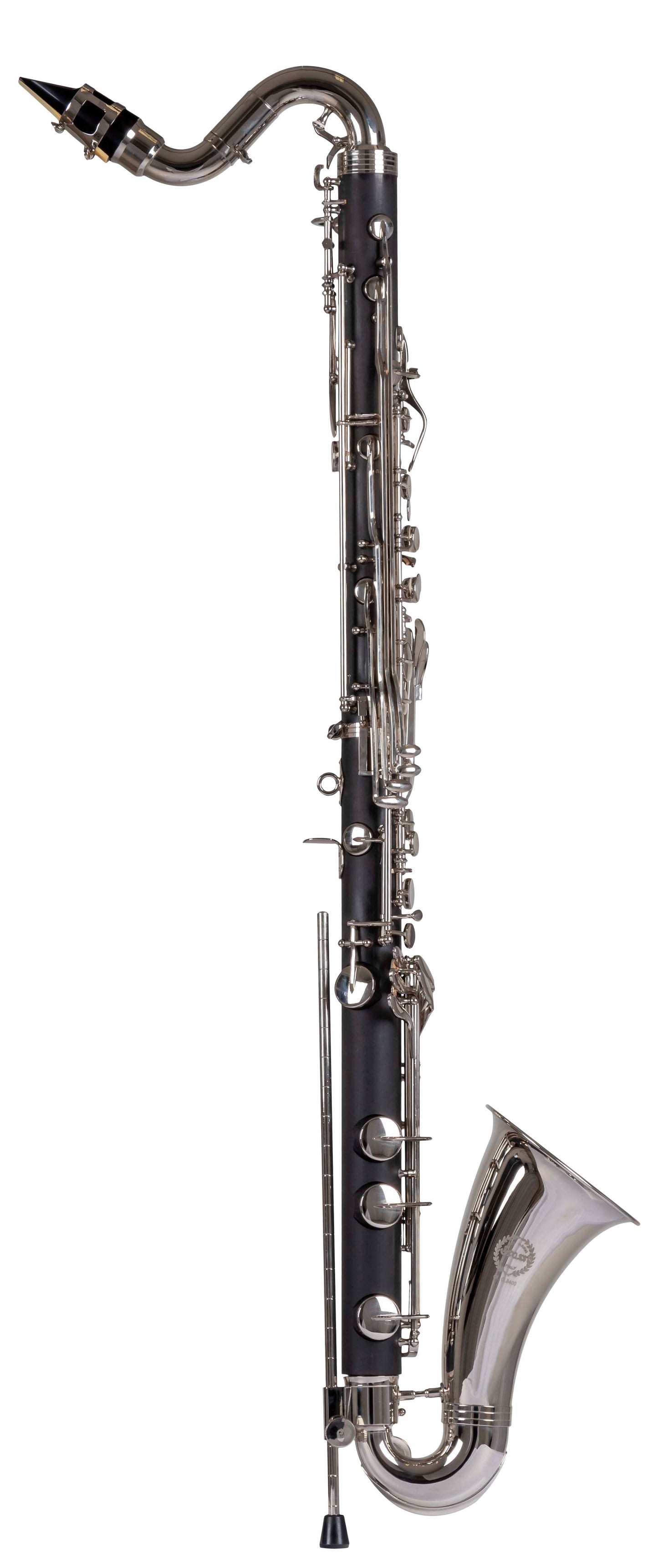 Grassi GR CLB400 Bass Clarinet in B&#9837; 21 Keys ABS Body Black (School Series)