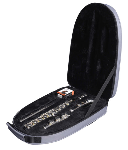 Grassi GR FL20SK Flute in C Student Kit Alpacca Silver Plated (Master Series)