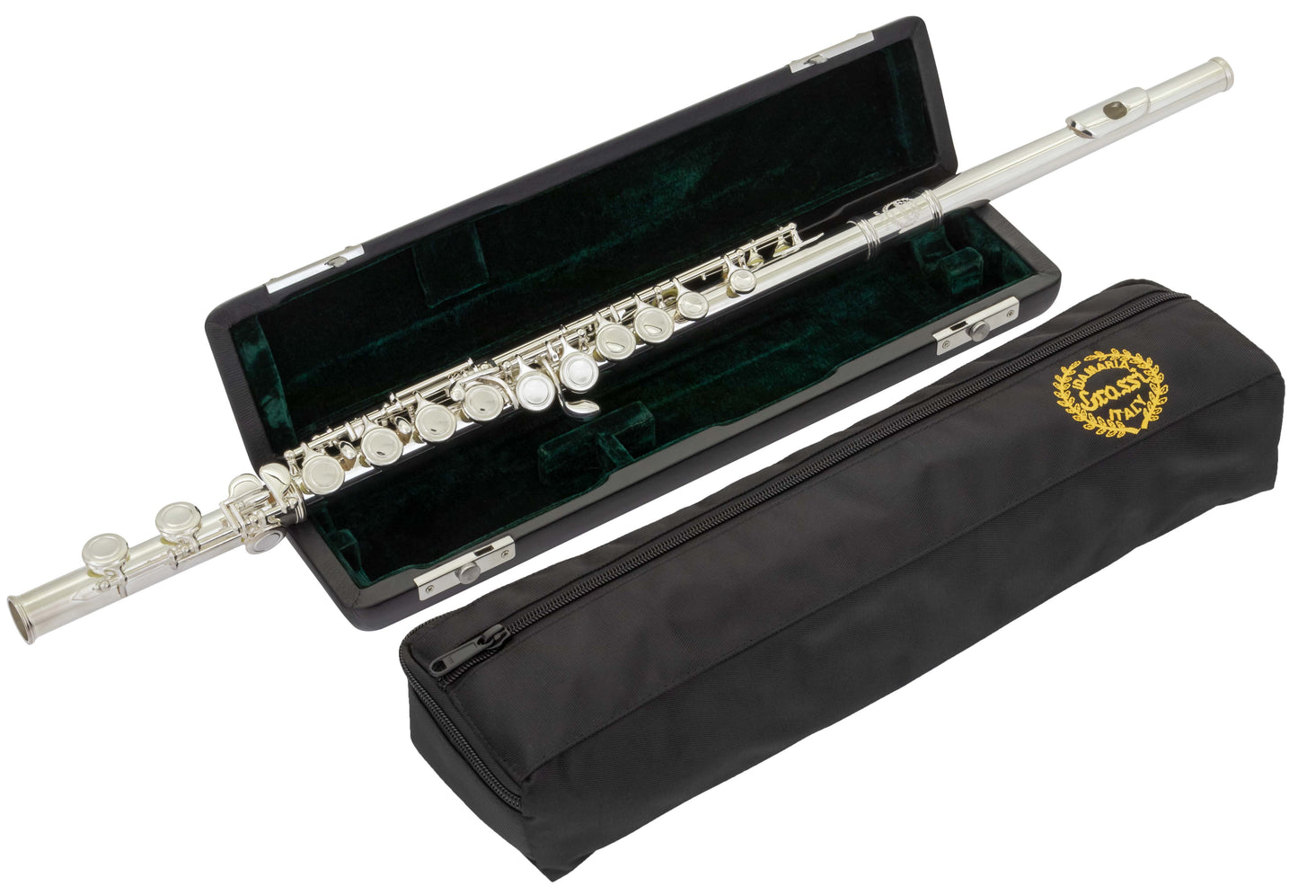 Grassi GR FL910 Flute in C with E Mechanism Alpacca Silver Plated (Master Series)