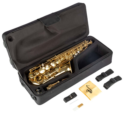 Grassi GR SAL700 Alto Saxophone in E&#9837; Brass Lacquered (School Series)