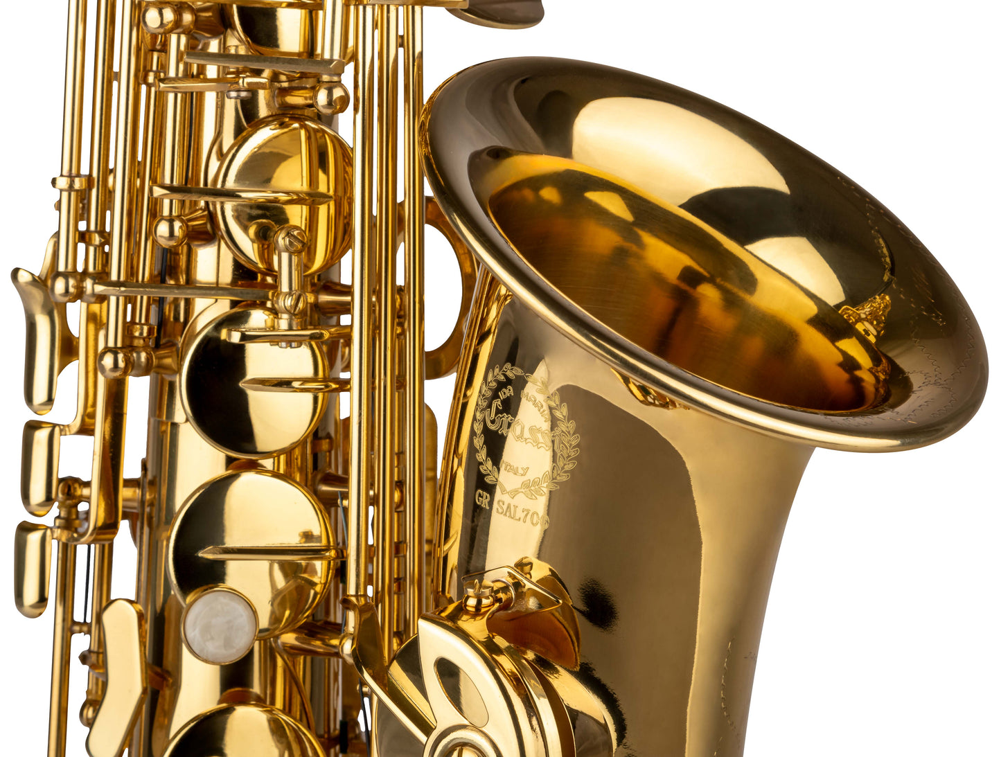 Grassi GR SAL700 Alto Saxophone in E&#9837; Brass Lacquered (School Series)