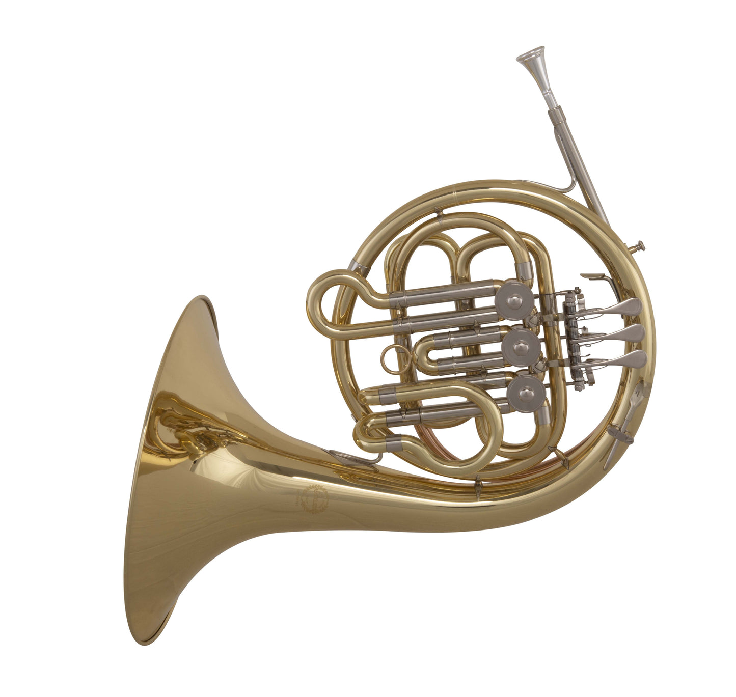 Grassi GR SBH760 French Horn in B&#9837; Child Size Yellow Brass Lacquered (School Series)