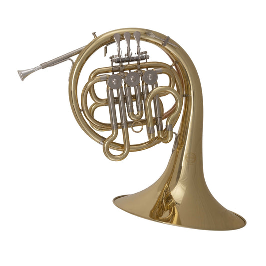 Grassi GR SBH760 French Horn in B&#9837; Child Size Yellow Brass Lacquered (School Series)