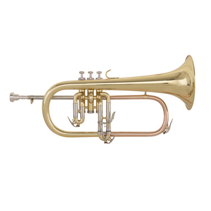 Grassi GR SSFLH570 Flugelhorn with Trigger in B&#9837; Yellow Brass Lacquered (School Series)