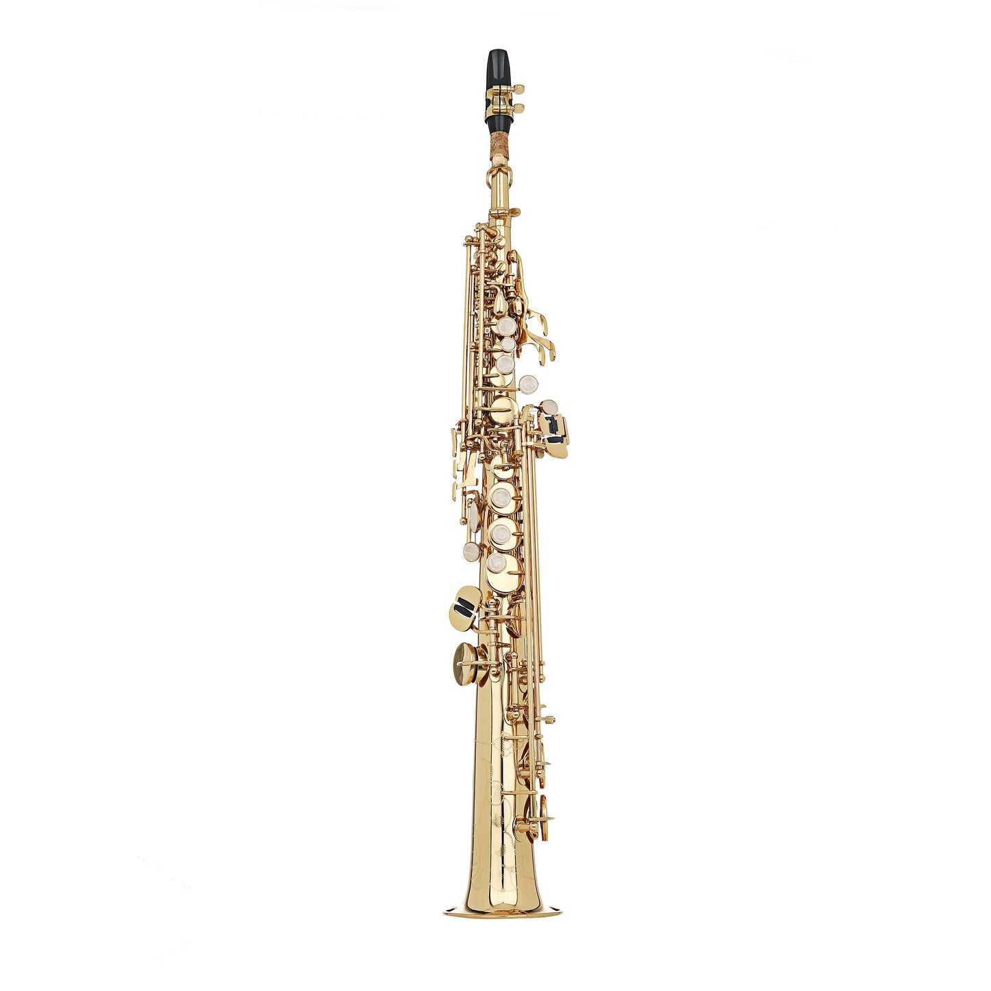 Grassi GR SSP800 Soprano Saxophone in B&#9837; Brass Lacquered (School Series)