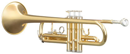 Grassi GR TR20SK Trumpet in B&#9837; Student Kit Yellow Brass Lacquered (Master Series)