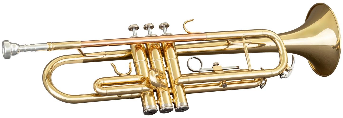 Grassi GR TR20SK Trumpet in B&#9837; Student Kit Yellow Brass Lacquered (Master Series)