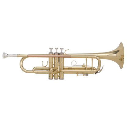 Grassi GR TR210 Trumpet in B&#9837; Yellow Brass Lacquered with Bronzed Lead Pipe (Master Series)