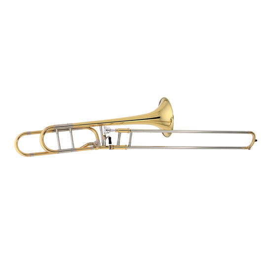 Grassi GR TRB500GMKII Tenor/Bass Trombone in B&#9837;-F Yellow Brass Lacquered (Master Series)