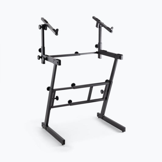 Folding-Z Keyboard Stand with Second Tier