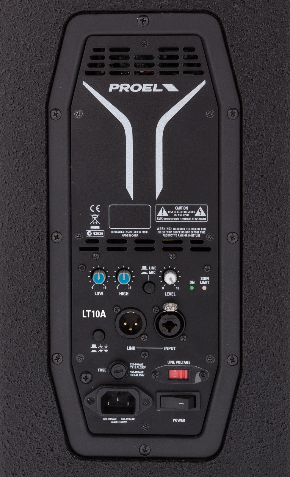 Proel LT10A LITE Series Active 2-Way 10" Loudspeaker System